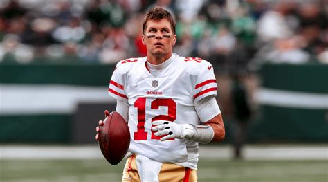 Dec 8, 2022 · Pick Tom Brady or get picked apart by Tom Brady.. All 32 NFL clubs know that now, especially the San Francisco 49ers.. Brady said on Thursday he loved the 49ers growing up until they skipped over ... 